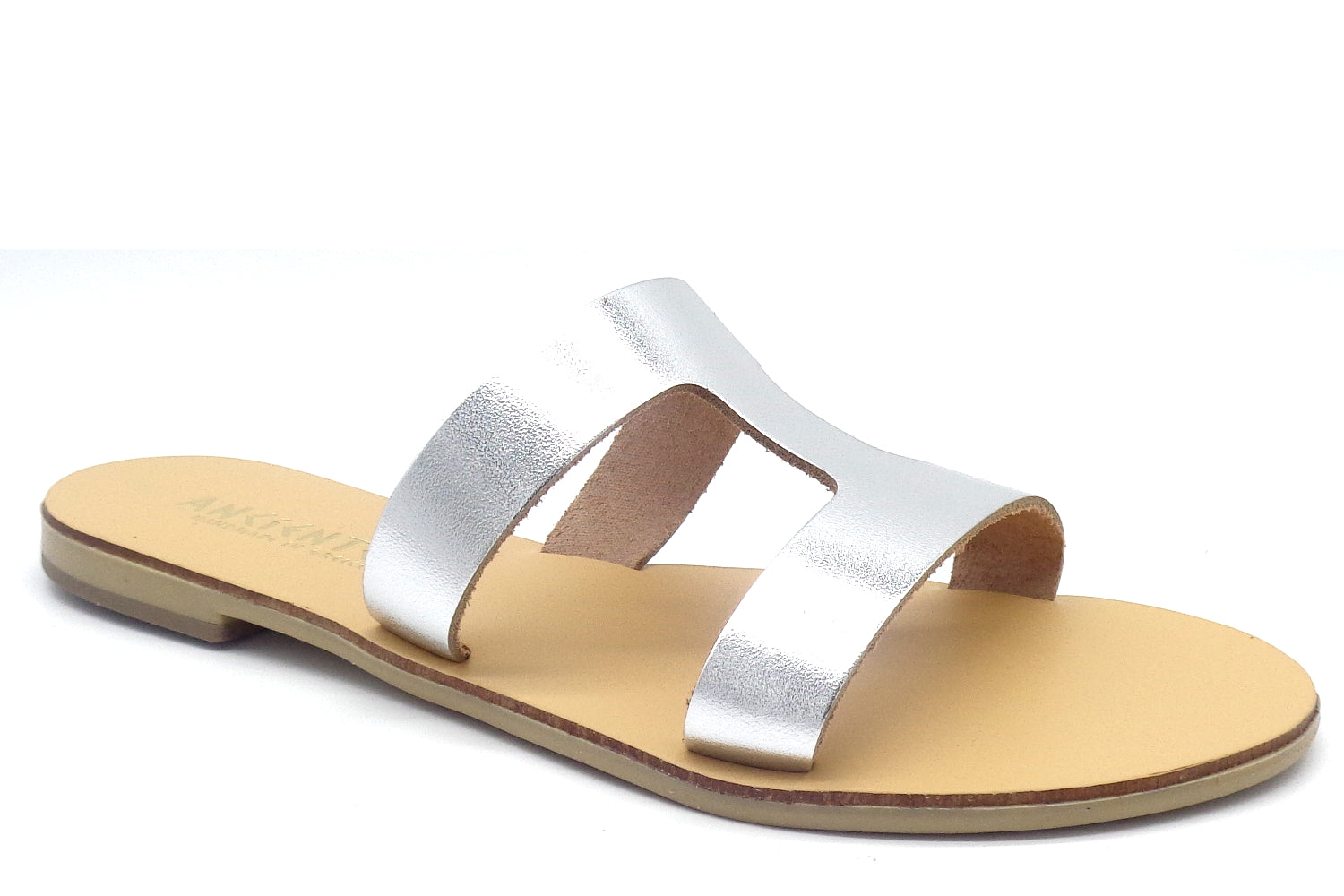 Greek Leather Slide Sandals for Women – Bia Minimalist Flat Slides | Beach & City Style