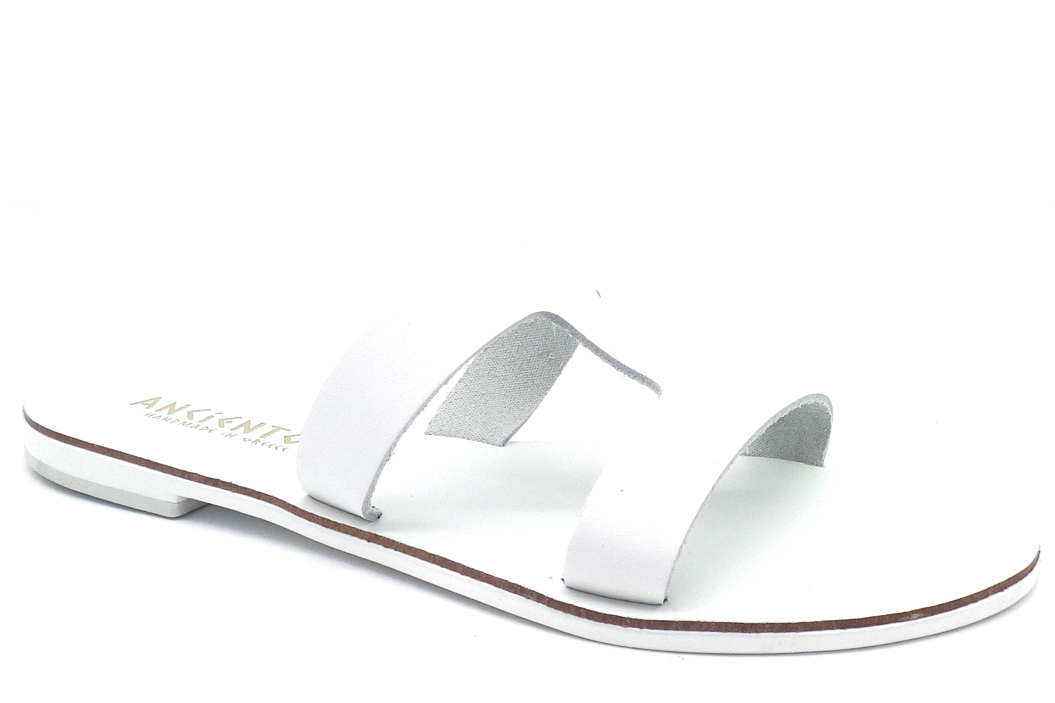 Greek Leather Slide Sandals for Women – Bia Minimalist Flat Slides | Beach & City Style