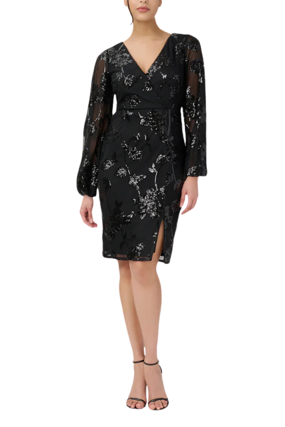 Adrianna Papell Women Sequined Sheath Dress
