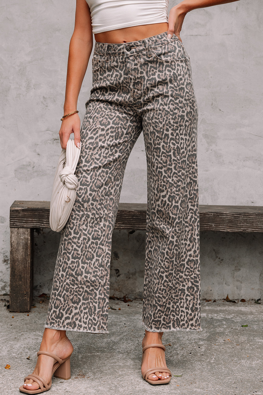 Empty Screen Apple Brianna Leopard Print Wide Leg Jeans – MTGH & SON