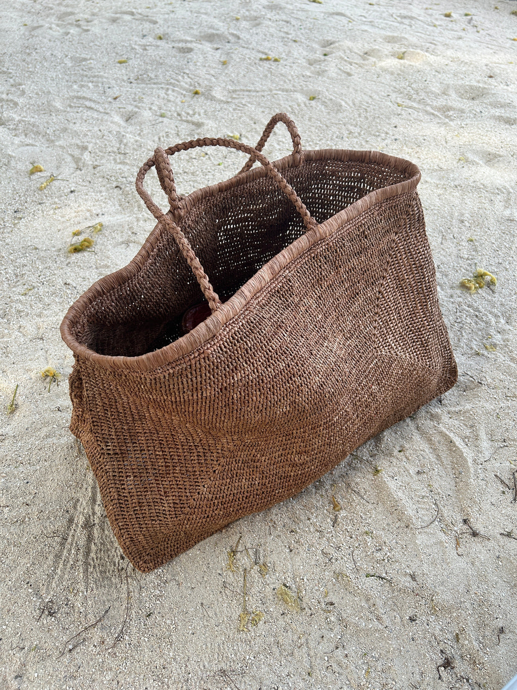 Bolsa de Playa Clipa XXL - Rafia Hecha a Mano