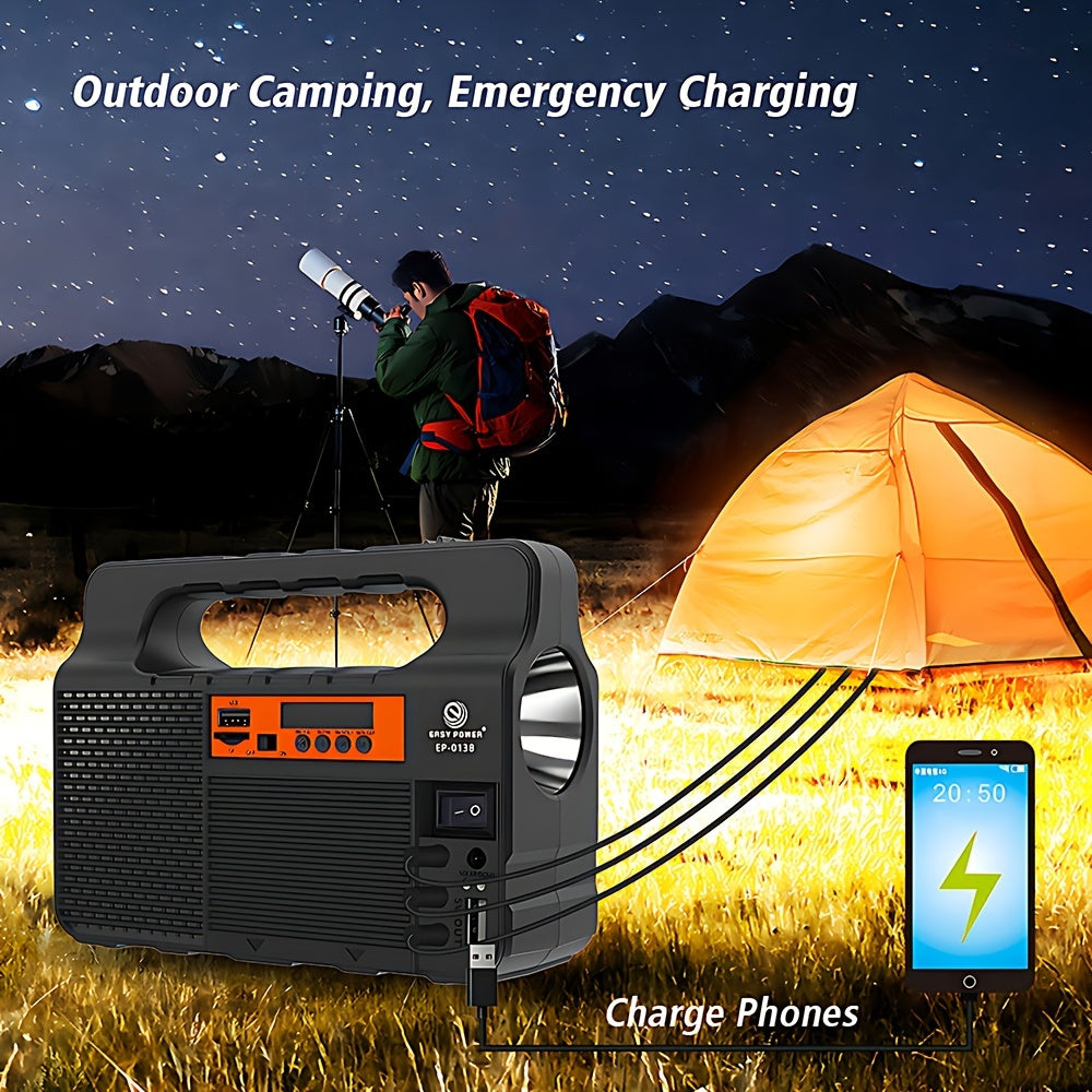 Outdoor Solar Power Searchlight for Camping-4