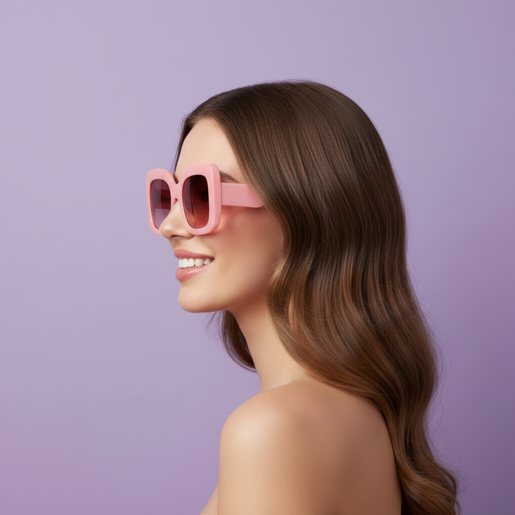 Woman wearing CLEMSON sunglasses - Lifestyle fashion photography