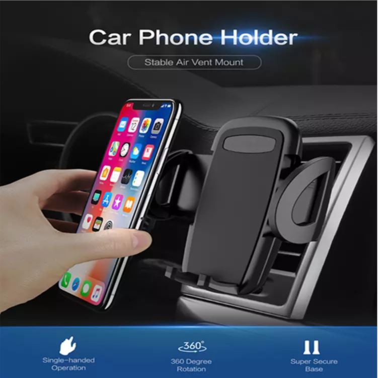 Car Air Vent Phone Holder 🚗 | Adjustable Cradle 360° Universal Mount